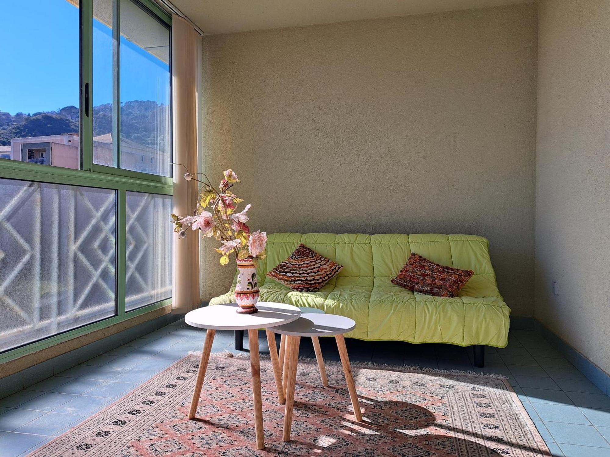 Grand T2 Proche Centre Ville, Vue Mer Et Montagne Bastia  Bagian luar foto